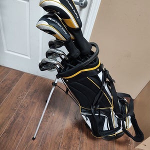 Ray Cook Silver ray  11 Piece Golf Complete Set w Stand Bag Regular Flex