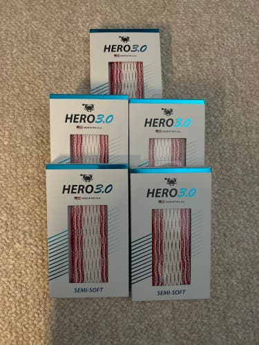PACK OF 5: ECD Lax Hero 3.0 - Red Striker