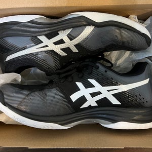 New Womens Asics Gel-Tactic Black Volleyball Shoe -- Womens size 7