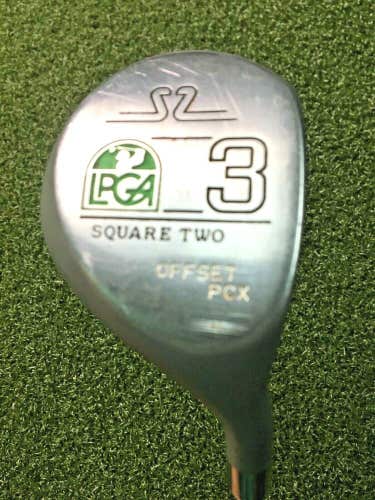 Square Two LPGA Offset PCX 3 Wood / RH / ~40.75" Ladies Steel /Nice Grip /gw4252