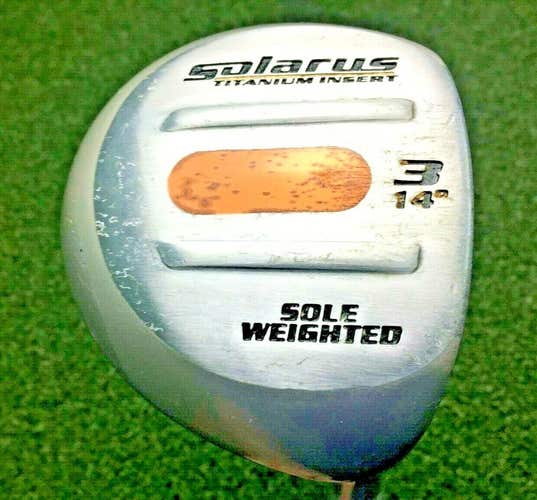 Solarus Sole Weighted 3 Wood 14* / RH / Ladies Graphite ~41" / Nice / mm4301
