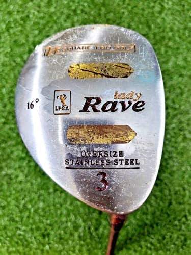 Square Two Lady Rave Oversize 3 Wood 16*  / RH / Ladies Graphite ~42.5" / jd5698
