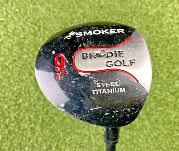 Brodie Golf The Smoker 9 Wood 27* / RH / ~37" / Ladies Graphite / jl3660