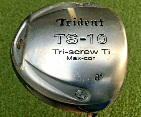 Trident Golf TS-10 Tri-Screw Titanium Driver 8* / RH / Stiff Graphite / mm5745