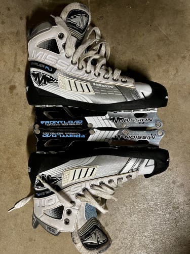 MISSION Inhaler FL1 Goalie Skates 8D