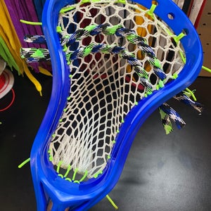 NEW Lacrosse head CUSTOM Dyed And Strung with Semi-soft mesh & Mid Pocket