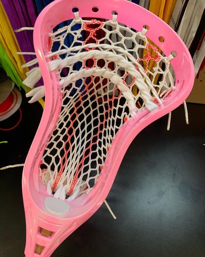 NEW BCA-Themed Lacrosse head CUSTOM Strung with Limited Edition ECD Hero mesh