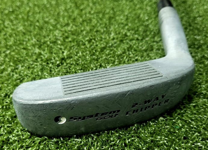 System Golf 2-Way Chipper  /  RH or LH  /  Steel ~35"  /  Nice Grip  /  jd7749