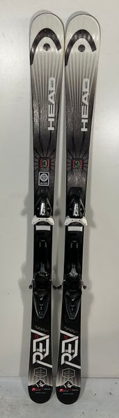 Used HEAD 158cm All Mountain Rev 78 Skis With Head PR 11 Bindings (460B)