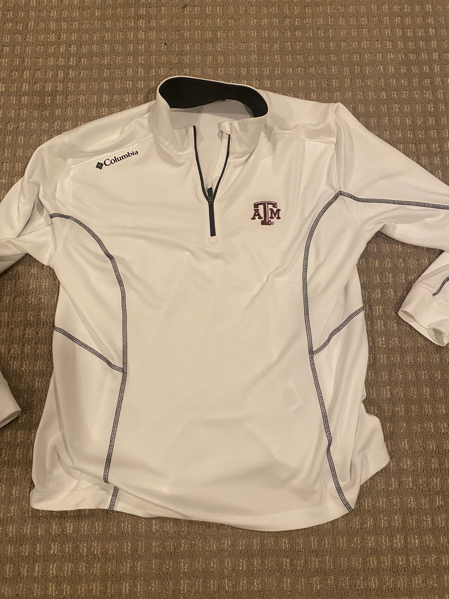 guide Fordeling jage Texas A&M Golf Columbia Quarter Zip | SidelineSwap