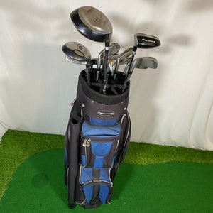 Top Flite Tour Golf Club Complete Set With Prosimmons Golf Bag