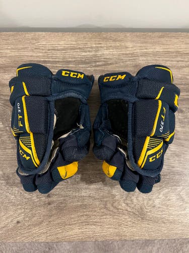 Used CCM JetSpeed FT370 Gloves 10" - Youth