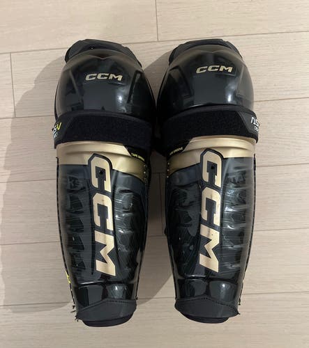 CCM Tacks AS-V Pro Shin Pads Senior Size 14 Inch