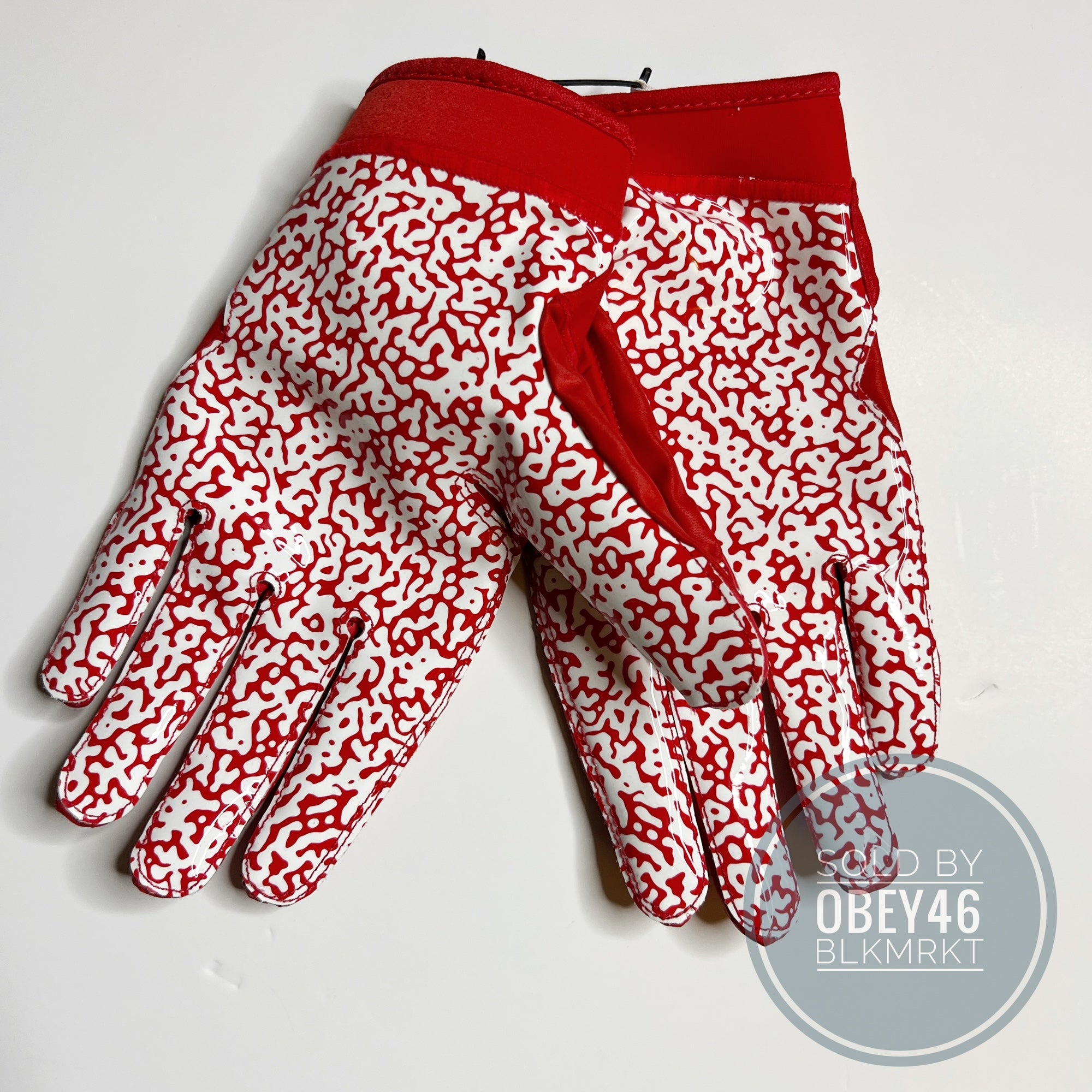 Nike Superbad 6.0 Football Gloves Red | White Small