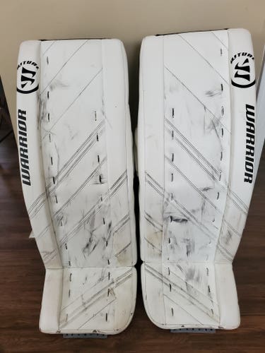 Used 32+1.5" Warrior Ritual G4 Pro Goalie Leg Pads & Knee Guards