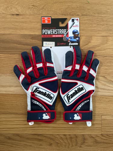 NEW Franklin Powerstrap Batting Gloves (Adult Small)