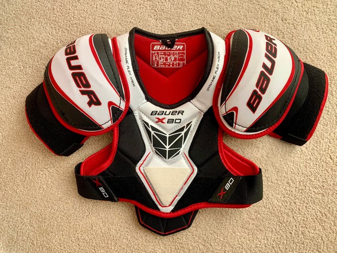 Like New - Jr Sm Bauer Vapor X80 Shoulder Pads