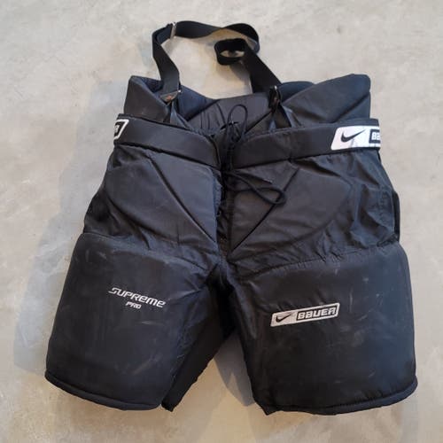 Senior Used Large Bauer Supreme Pro Hockey Goalie Pants