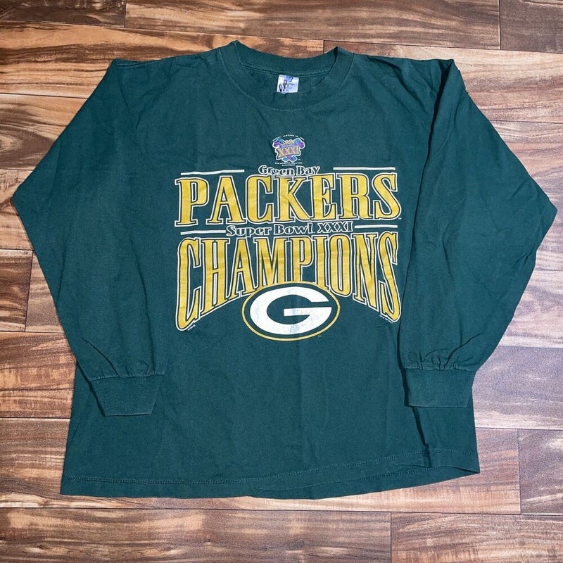 1997 Green Bay Packers Super Bowl Champions Russell T-Shirt – GSB Thrifting