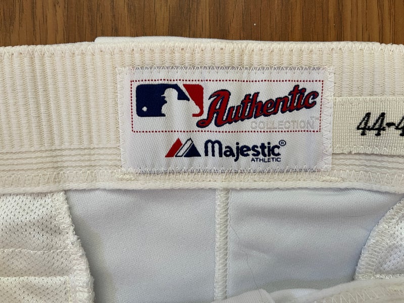 MLB Majestic Boys Athletic Baseball Pants Gray Size Large