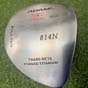 Adams SC Series 814N Faldo Ti Driver 10.5* RH SuperShaft Regular Graphite /m7589