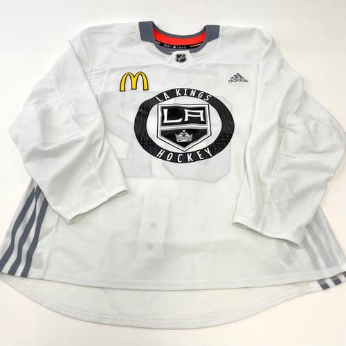 Used LA Kings White MIC Adidas Practice/Camp Jersey | Grans | Size 56 | #62