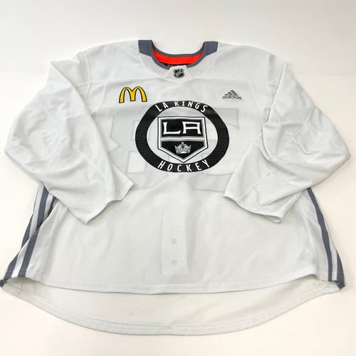 Used LA Kings White MIC Adidas Practice/Camp Jersey | Pinelli | Size 56 | #38