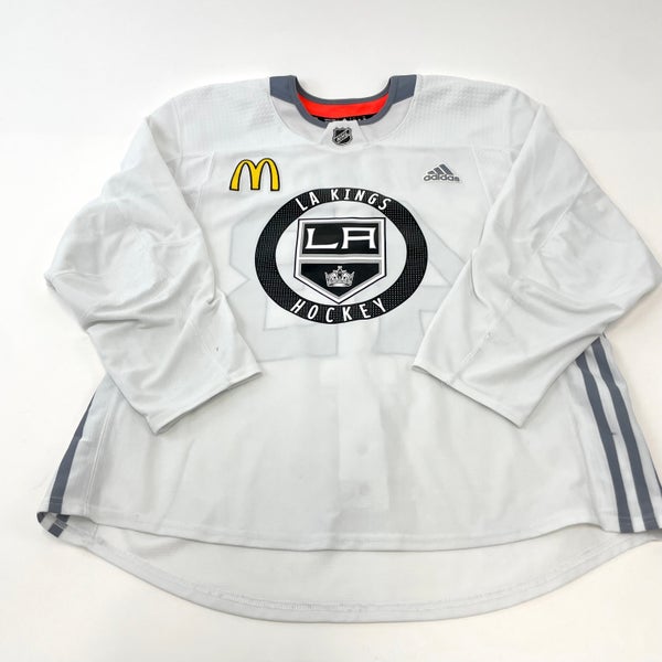 Used LA Kings White MIC Adidas Practice/Camp Jersey, Andersson, Size 56, #17