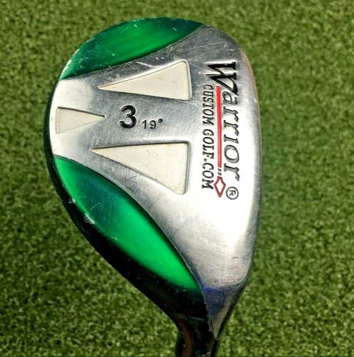 Warrior Golf 3 Hybrid 19* /  RH  /  Tour 3.1 Regular Graphite ~39" / mv9817