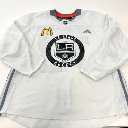 Used LA Kings White MIC Adidas Practice/Camp Jersey | Connors | Size 56 | #73