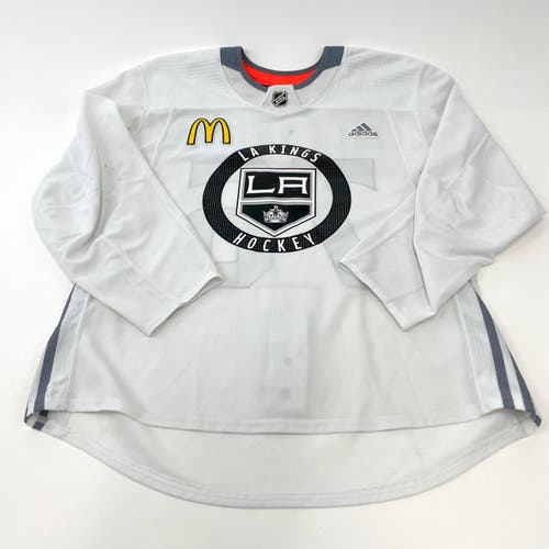 Used LA Kings White MIC Adidas Practice/Camp Jersey | Sillinger | Size 56 | #76