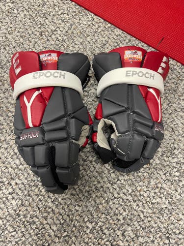 Used Goalie Epoch large Lacrosse Gloves