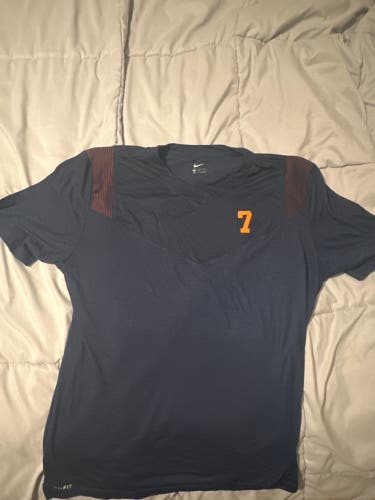 RARE Syracuse Men’s Lacrosse Team Issued Game Warm Up Blue Men's Nike Shirt