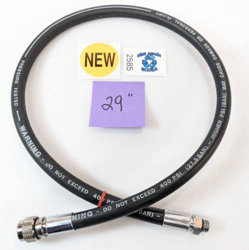 NEW Standard Scuba 29" BC BCD Power Inflator Low Pressure LP Hose 29in. 3/8"