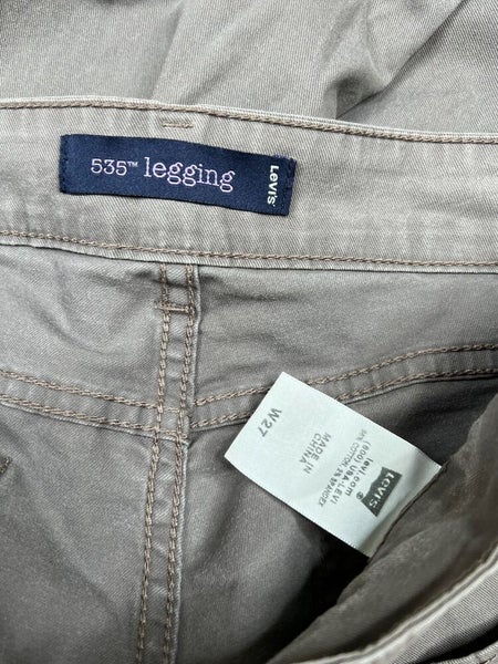 Levi's 535 Legging Denim Jeggings Jeans Dark Gray Women's Size 27 |  SidelineSwap
