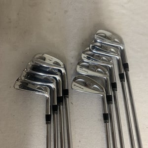 Used Taylormade Rac Coin Forged 2i-pw Extra Stiff Flex Steel Shaft Iron Set