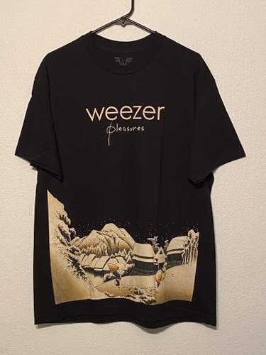 Rare Pleasures x Weezer "Pinkerton" Men's Size XL Black Graphic T Shirt New