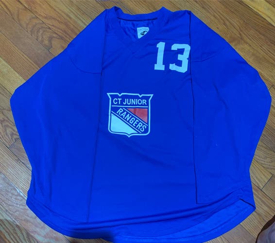 Blue NCDC Connecticut  Junior Rangers Practice Jersey