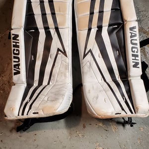 Used 26" Vaughn Velocity V9 Goalie Leg Pads Pro Stock