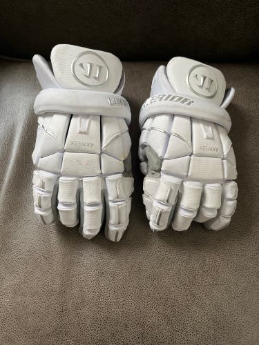 Used Player's Warrior Medium EVO QX Lacrosse Gloves