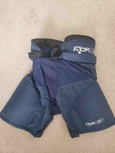 New Reebok 5K Hockey Pants - Blue - Jr. large