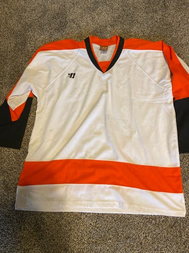 White Used XL Men's Warrior Jersey