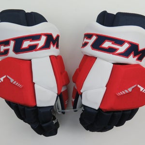 CCM HGTKPP Washington Capitals NHL Pro Stock Hockey Gloves 14" HATHAWAY