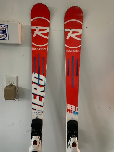 Used Racing With Bindings Hero FIS GS Pro Skis