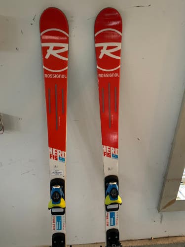 Used Racing With Bindings Hero FIS GS Pro Skis