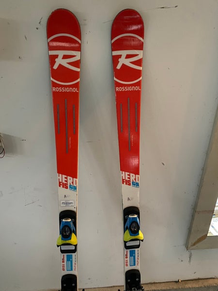 Used Racing With Bindings Hero FIS GS Pro Skis