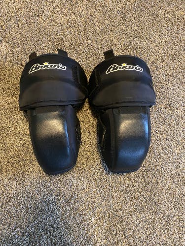 Used Brian’s goalie knee guards
