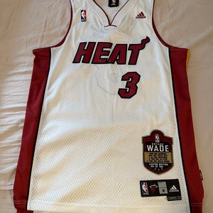 Adidas Miami Heat Dwayne Wade NBA Finals jersey Limited Edition 203/1088 size Medium