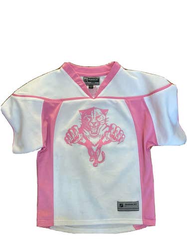 CCM Jersey Youth Hockey Panthers  Kids Air Knit Style Size Small 6/7