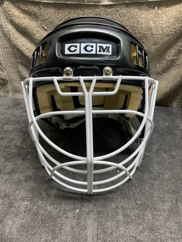 VINTAGE CCM HT2 HOCKEY HELMET GOALIE CAGE / GOON CAGE 7-5/8 GREAT SHAPE